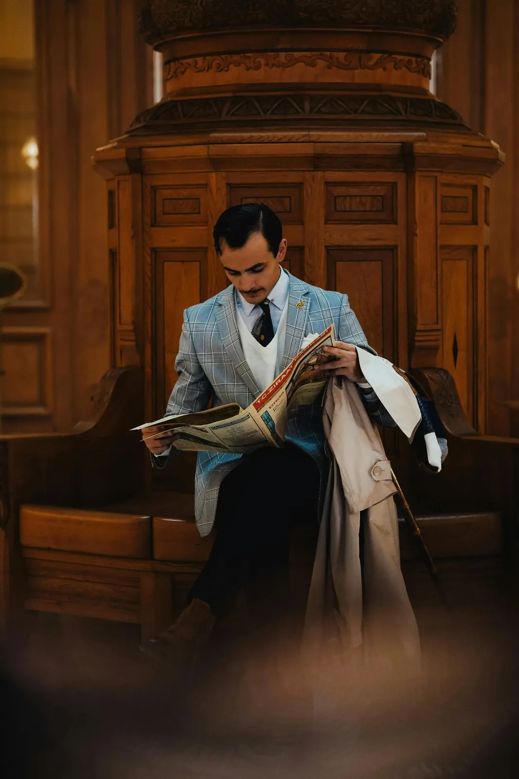 Vintage suits classic retro style formal wear premium tailored elegant outfit timeless fashion
